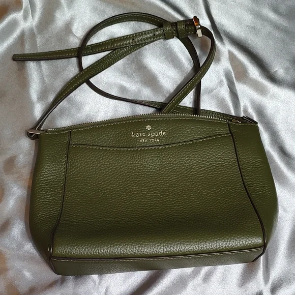 Kate Spade Forest Green Crossbody Bag - Picture 1 of 6